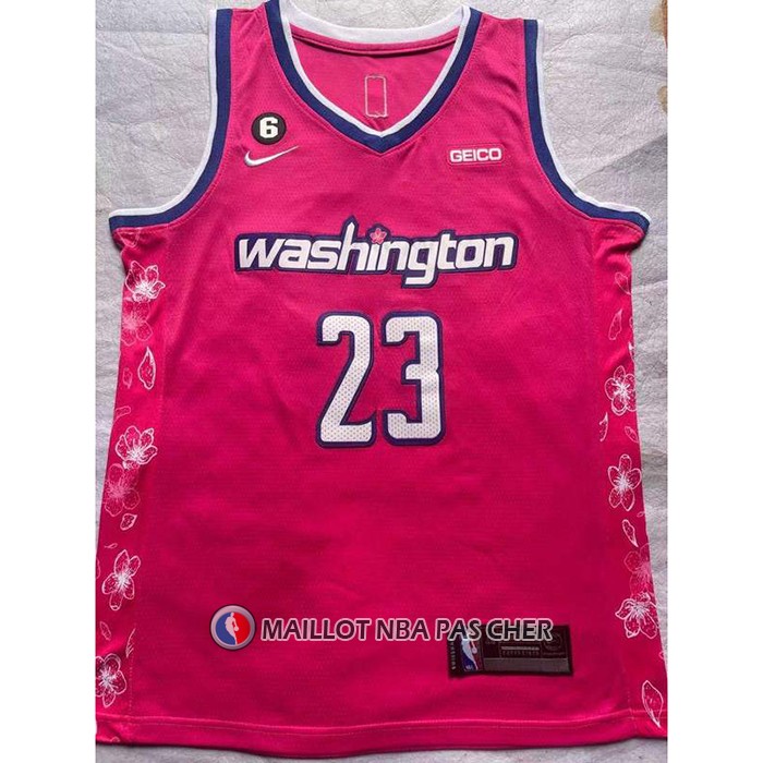Maillot Washington Wizards Michael Jordan NO 23 Ville 2022-23 Rosa